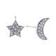 Pendientes Pretty Jewels Estrellas en cascada en plata de Duran Exquse