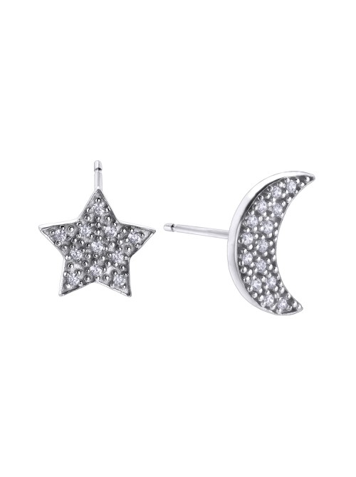 Pendientes Pretty Jewels Estrellas en cascada en plata de Duran Exquse