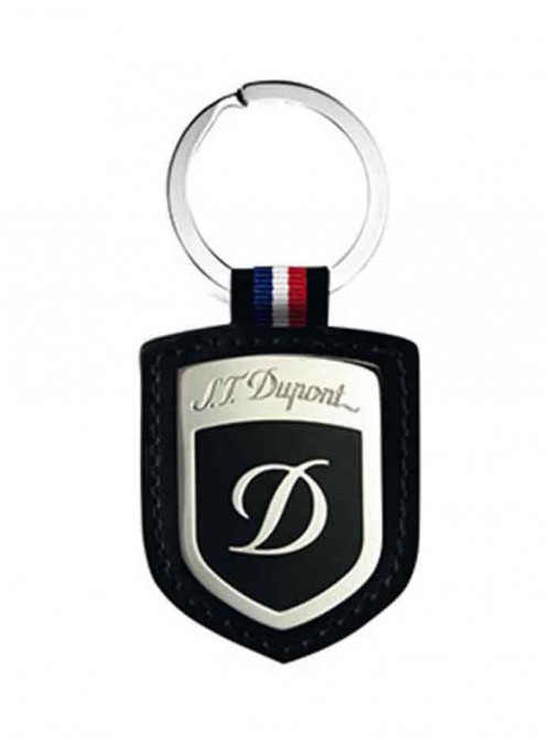 S.T. Dupont Key-Ring Shield inox diamon black