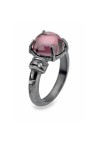 PlatadePalo anillo plata, circonitas y cuarzo rosa-CR24A