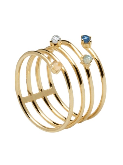 PDPAOLA anillo Ultramarine Gold