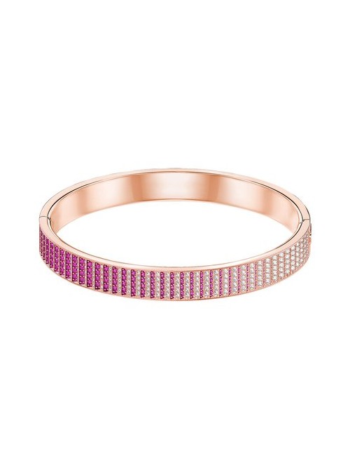 Swarovski brazalete Luxury, rosa, baño en tono Oro Rosa